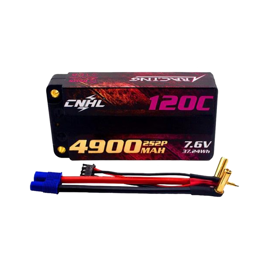 CNHL Racing Series 4900mAh 7.6V 2S2P 120C EC3 LiHV Battery Shorty Hard Case [DG]