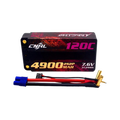 CNHL Racing Series 4900mAh 7.6V 2S2P 120C EC3 LiHV Battery Shorty Hard Case [DG]