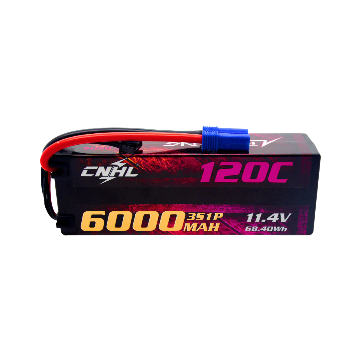 CNHL Racing Series 6000mAh 11.4V 3S 120C EC5 LiHV Battery Hard Case [DG]
