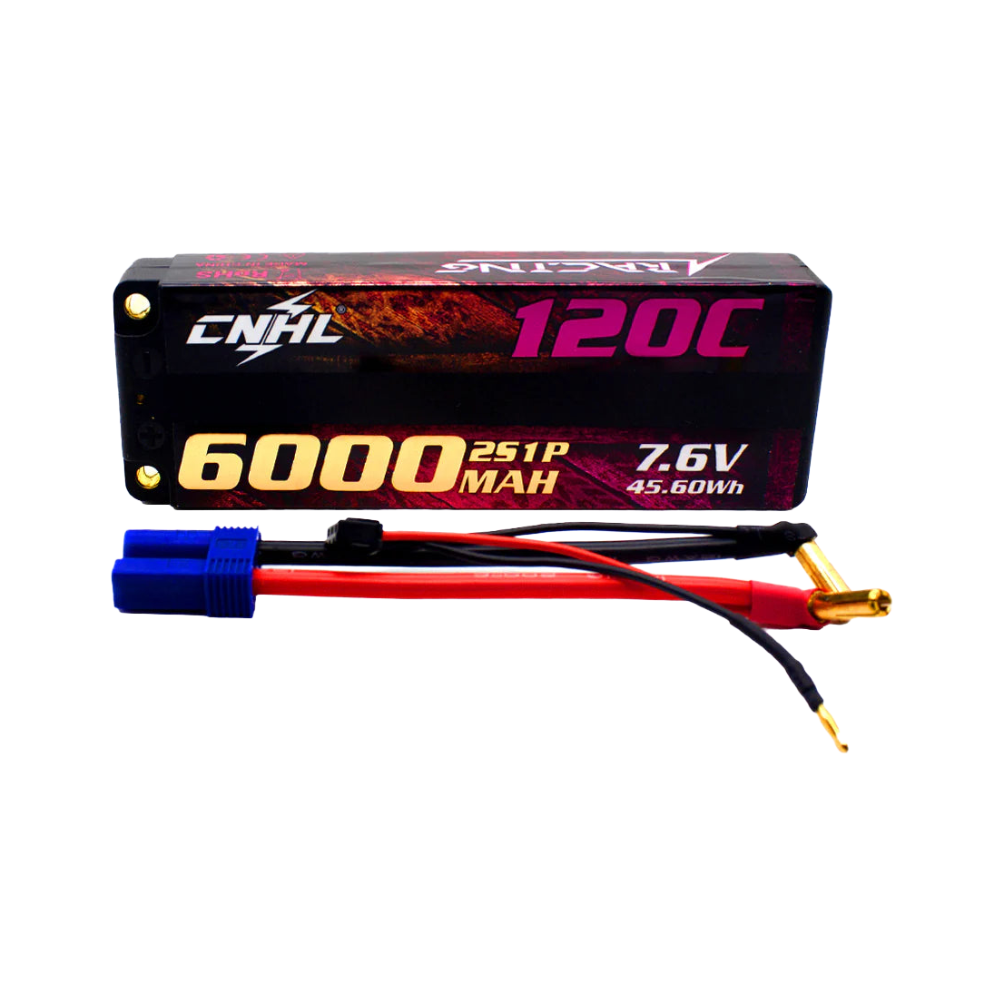 CNHL Racing Series 6000mAh 7.6V 2S 120C EC5 LiHV Battery Hard Case [DG]