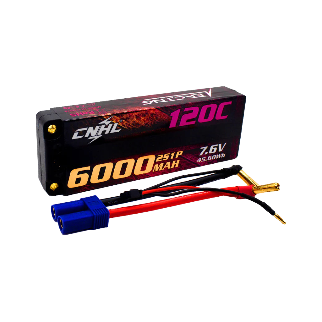 CNHL Racing Series 6000mAh 7.6V 2S 120C EC5 LiHV Battery Hard Case [DG]