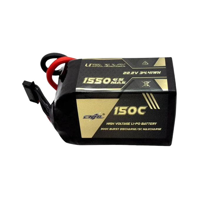 CNHL Ultra Black Series 1550mAh 22.2V 6S 150C XT60 LiPo Battery [DG]