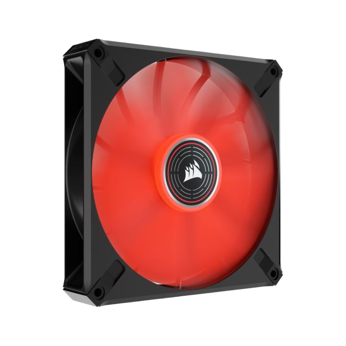 Corsair ML ELITE Series, ML140 LED ELITE, 140mm Magnetic Levitation Red LED Fan with AirGuide, Single Pack CO-9050123-WW [PC]