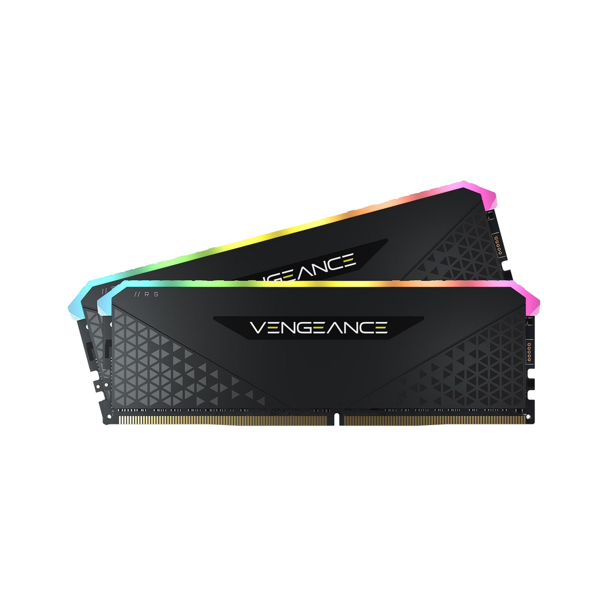 Corsair Vengeance RGB RS 16GB (2x8GB) DDR4 3200MHz C16 16-20-20-38 Desktop Gaming Memory Black CMG16GX4M2E3200C16 [PC]