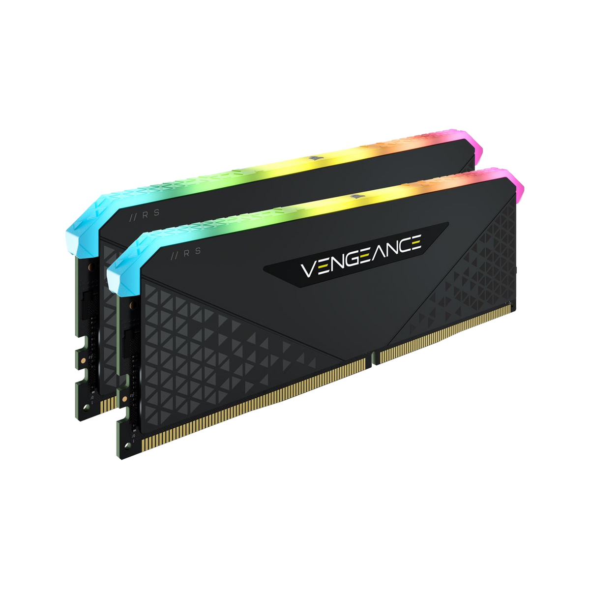 Corsair Vengeance RGB RS 32GB (2x16GB) DDR4 3200MHz C16 16-20-20-38 Black Heatspreader Desktop Gaming Memory CMG32GX4M2E3200C16 [PC]