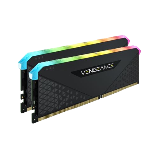 Corsair Vengeance RGB RT 16GB (2x8GB) DDR4 3200MHz C16 16-20-20-38 Black Heatspreader Desktop Gaming Memory CMN16GX4M2Z3200C16 [PC]