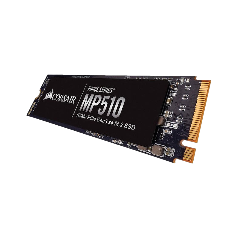 Corsair Force MP510 960GB NVMe PCIe SSD M.2 - 3D TCL NAND 3480/3000 MB/s 570/610K IOPS (2280) 1.8mil Hrs MTBF 5yrs [PC]