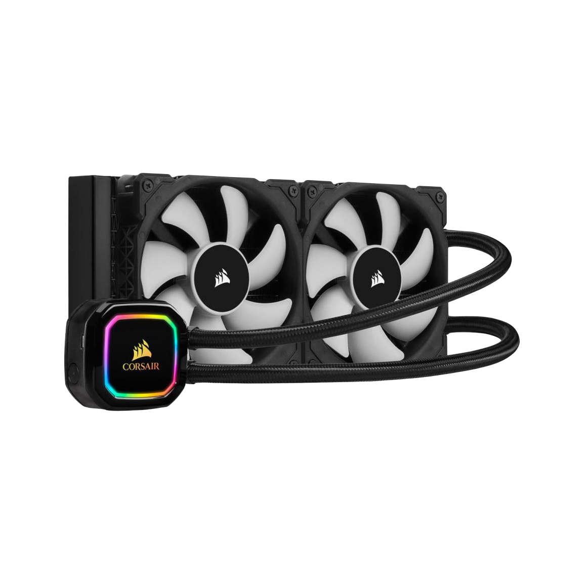 Corsair H100i 240mm RGB PRO XT Liquid CPU Cooler. 5 Years Warranty. Intel 1200, 115x, 2011/2066, AMD AM3, AM2, AM4, sTRX4, sTR4, Ryzen CW-9060043-WW [PC]