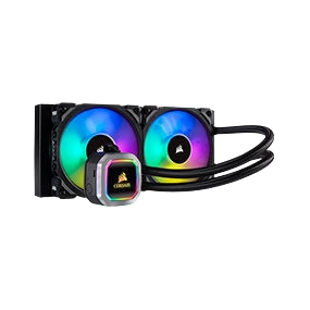 Corsair Hydro Series H100i RGB Platinum 240mm Liquid CPU Cooler CW-9060041-WW [PC]