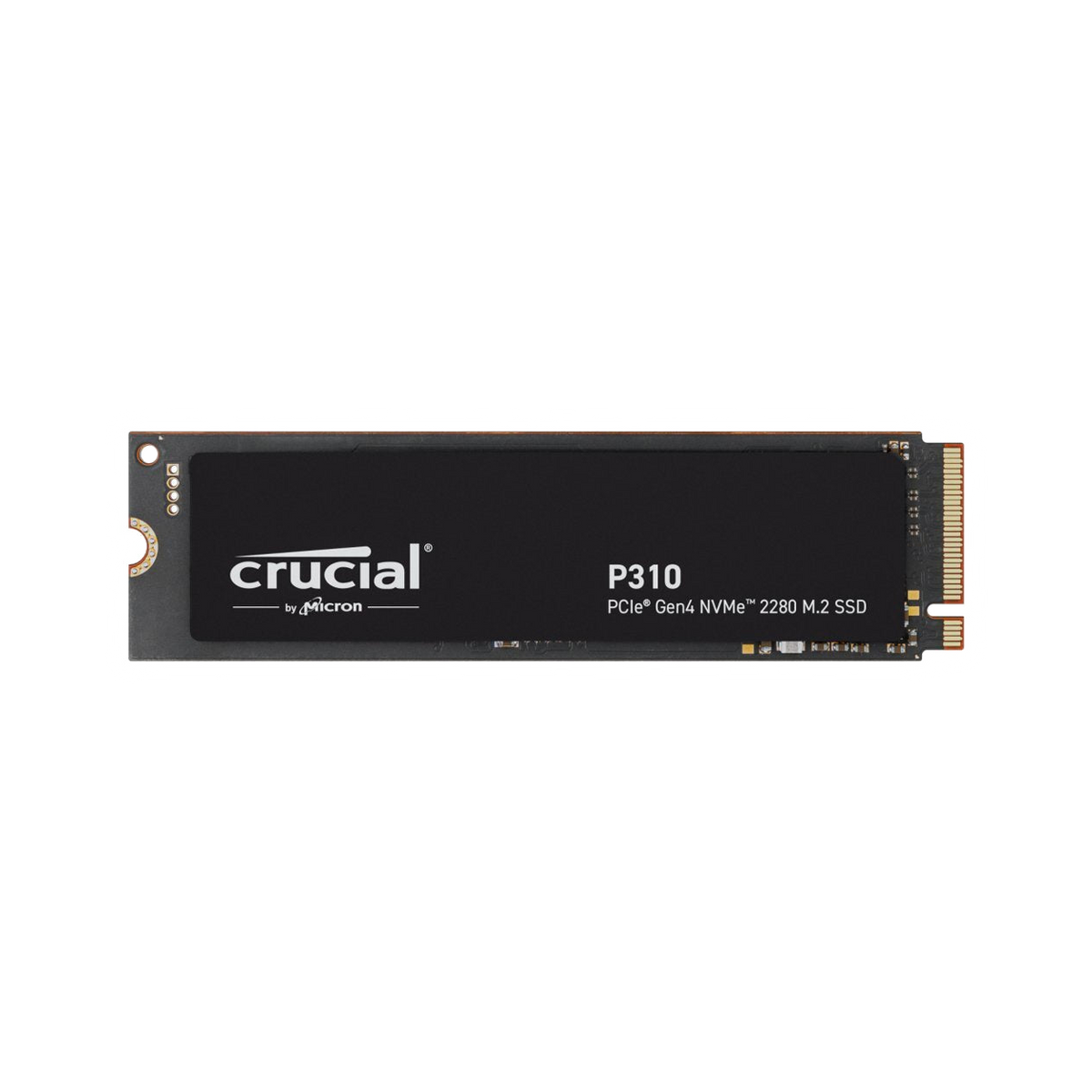 Crucial P310 1TB Gen4 2280 NVMe SSD w Heatsink 7100/6000 MB/s R/W 220TBW 1000K/1200K IOPS 1.5M hrs MTTF Full-Drive Encryption M.2 PCIe4 5yrs [PC]