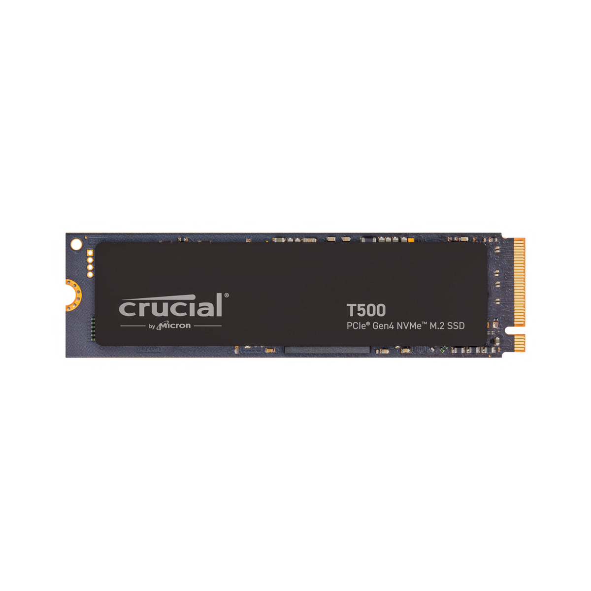 Crucial T500 2TB Gen4 NVMe SSD Heatsink - 7400/7000 MB/s R/W 1200TBW 1440K IOPs 1.5M hrs MTTF Acronis True Image Adobe Creative Cloud PS5 ~MZ-V8P2T0CW [PC]