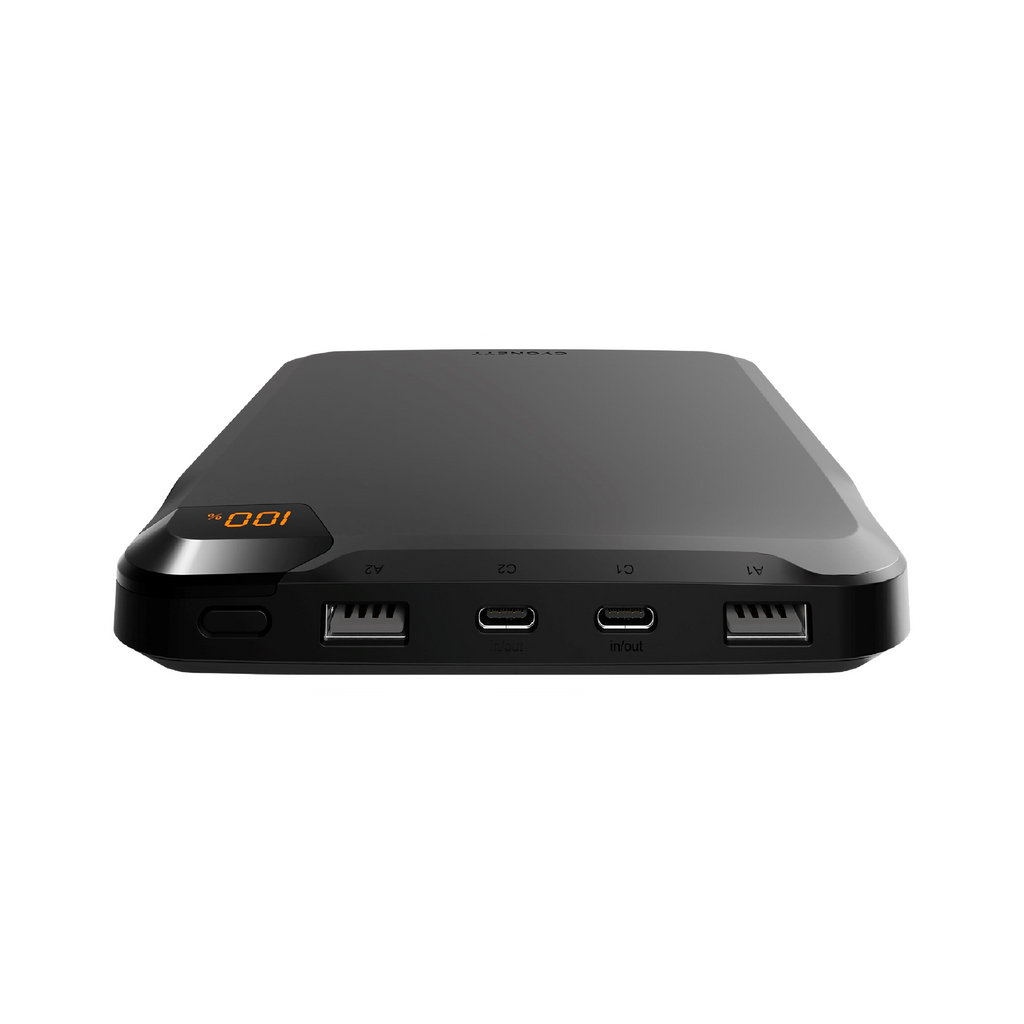 Cygnett ChargeUp VertPWR 25K Laptop Power Bank - Obsidian (CY5128PBCHE), Powerful four-way Charging, 40CM USB-C Cable,With Stand,2 Years Warranty [DG]
