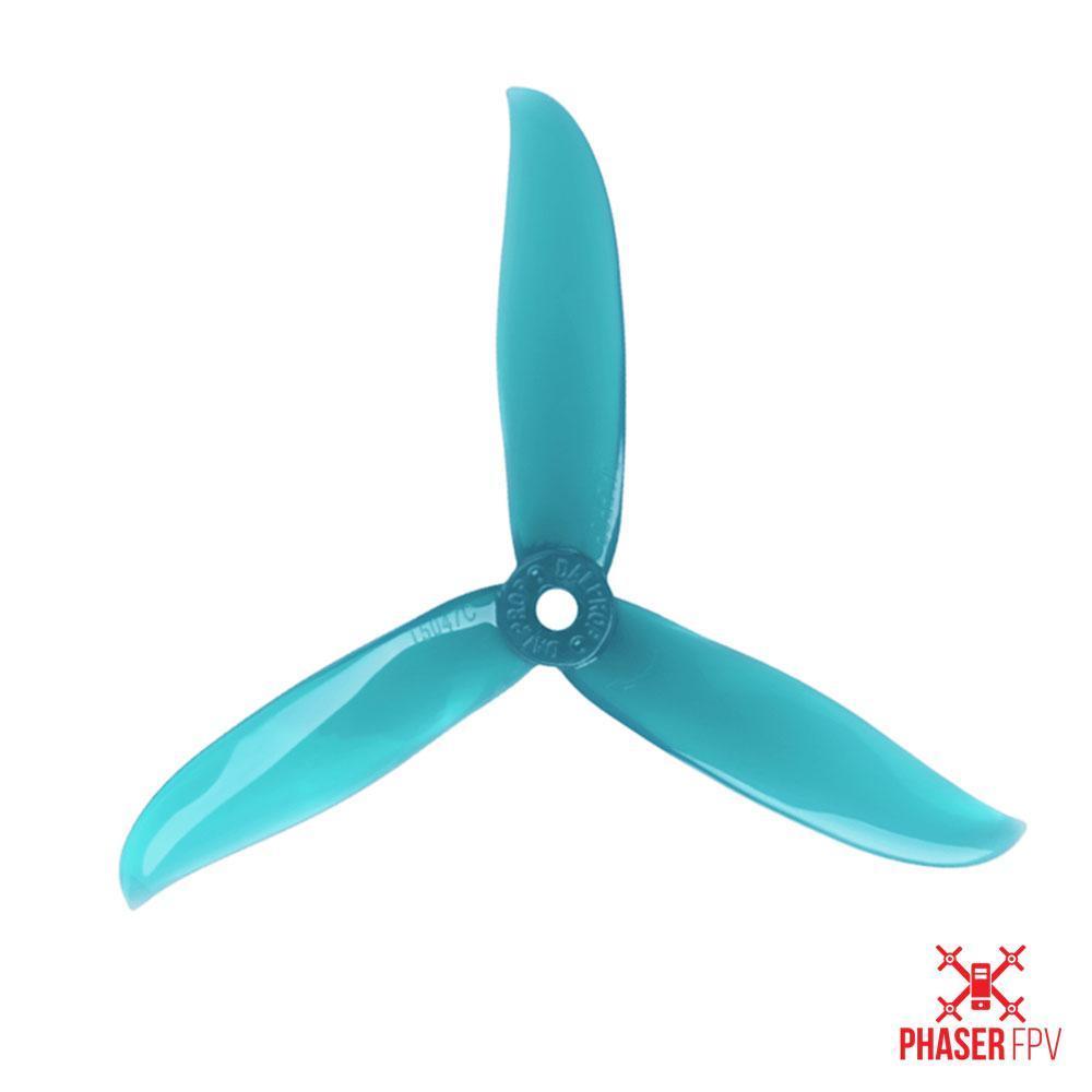 Dal Prop Cyclone Tri Blade T5047C Propellers (POPO) 3 Packs (12 Pieces) Crystal Turquoise