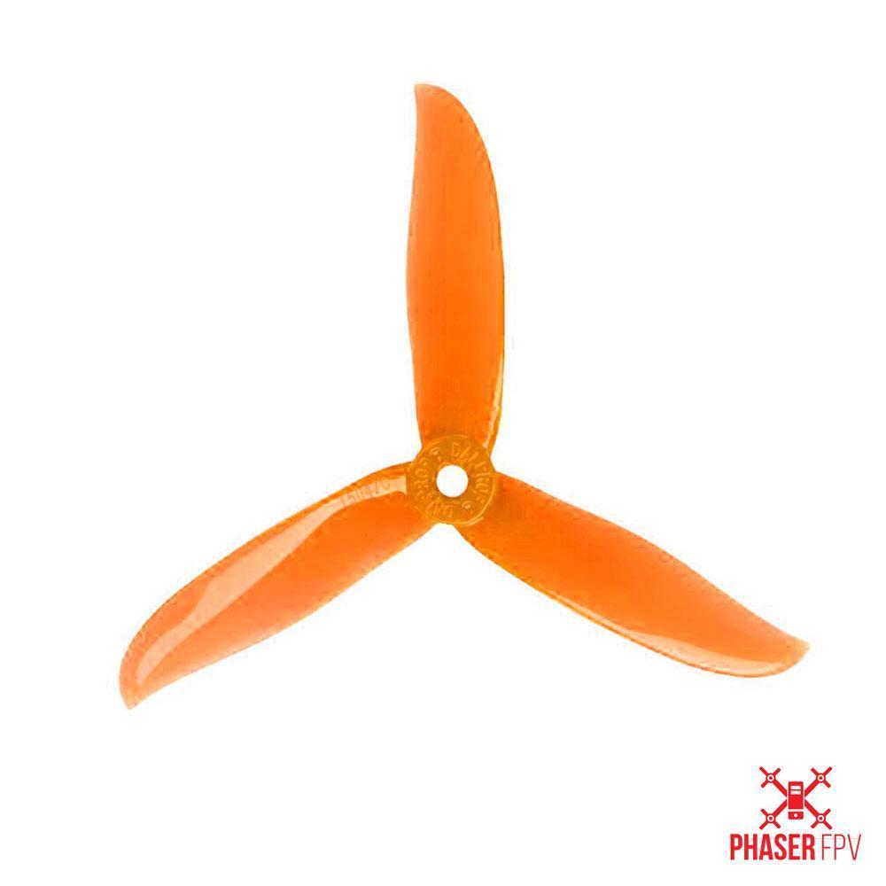 Dal Prop Cyclone Tri Blade T5047C Propellers (POPO) 3 Packs (12 Pieces) Orange