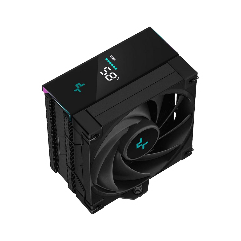 DeepCool AK400 DIGITAL Performance CPU Cooler, 4 Heat Pipe Tower, High-Performance FDB Fan, Real-Time Status Screen Intel LGA1700/1200/1151/1150/1155 R-AK400-BKADMN-G [PC]