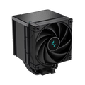 DeepCool AK500 ZERO DARK High-Performance CPU Cooler, 5 Copper Heat Pipes, Single-Tower Heatsink, 120mm FDB PWM Fan, 240W LGA1700/AM5 SUPPORT [PC]
