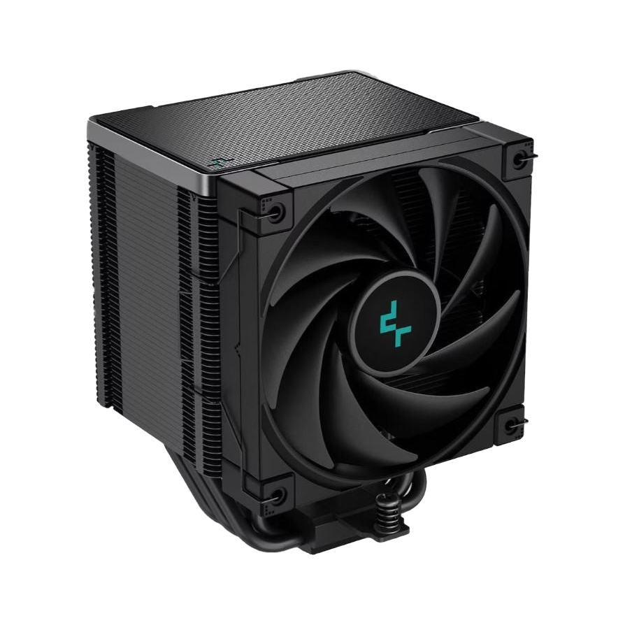 DeepCool AK500 ZERO DARK High-Performance CPU Cooler, 5 Copper Heat Pipes, Single-Tower Heatsink, 120mm FDB PWM Fan, 240W LGA1700/AM5 SUPPORT [PC]
