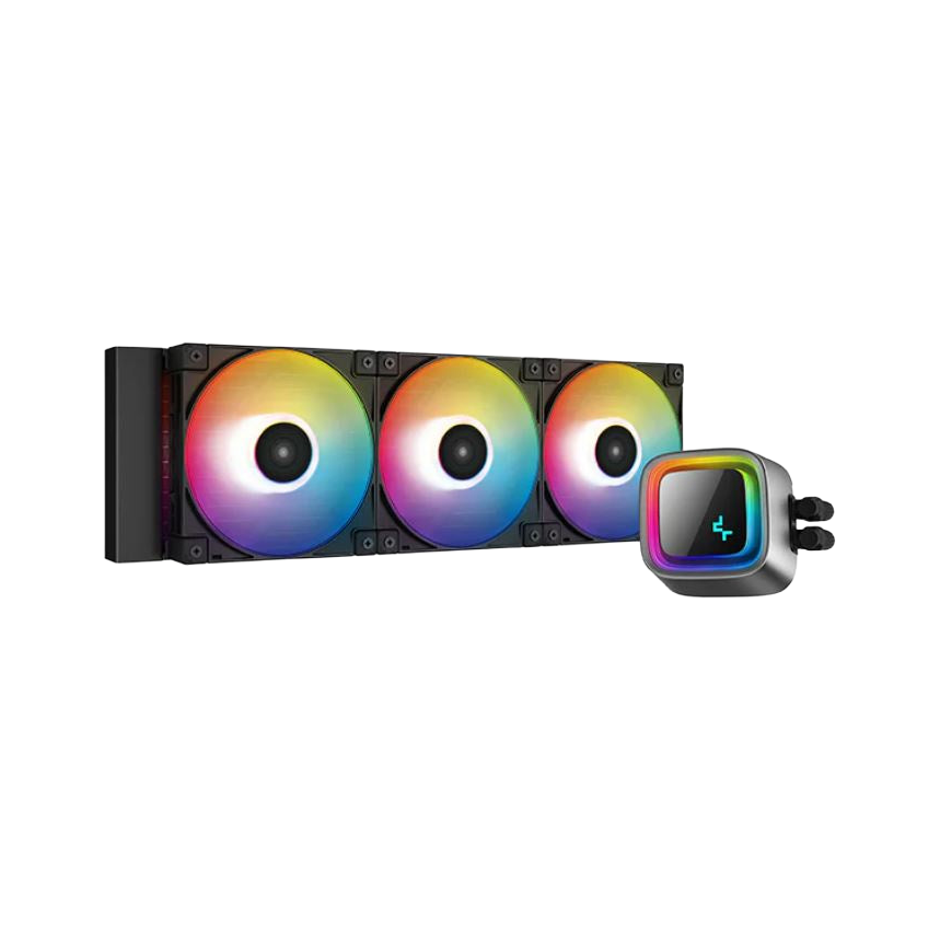 Deepcool LS720 Premium Liquid CPU Cooler, 360mm Radiator, 3xFC120 A-RGB PWM Fans, Low Noise LGA2066/2011-v3/2011/1700/1200/1151 AMD sTRX4/sTR4/AM5/AM4 [PC]
