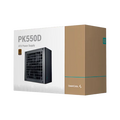 DeepCool PK550D 80+ Bronze Power Supply Unit, 120mm Fan, Taiwan Capacitor, DC to DC, ATX12V V2.4, 100,000 MTBF, 85% Efficiency 5YW [PC]