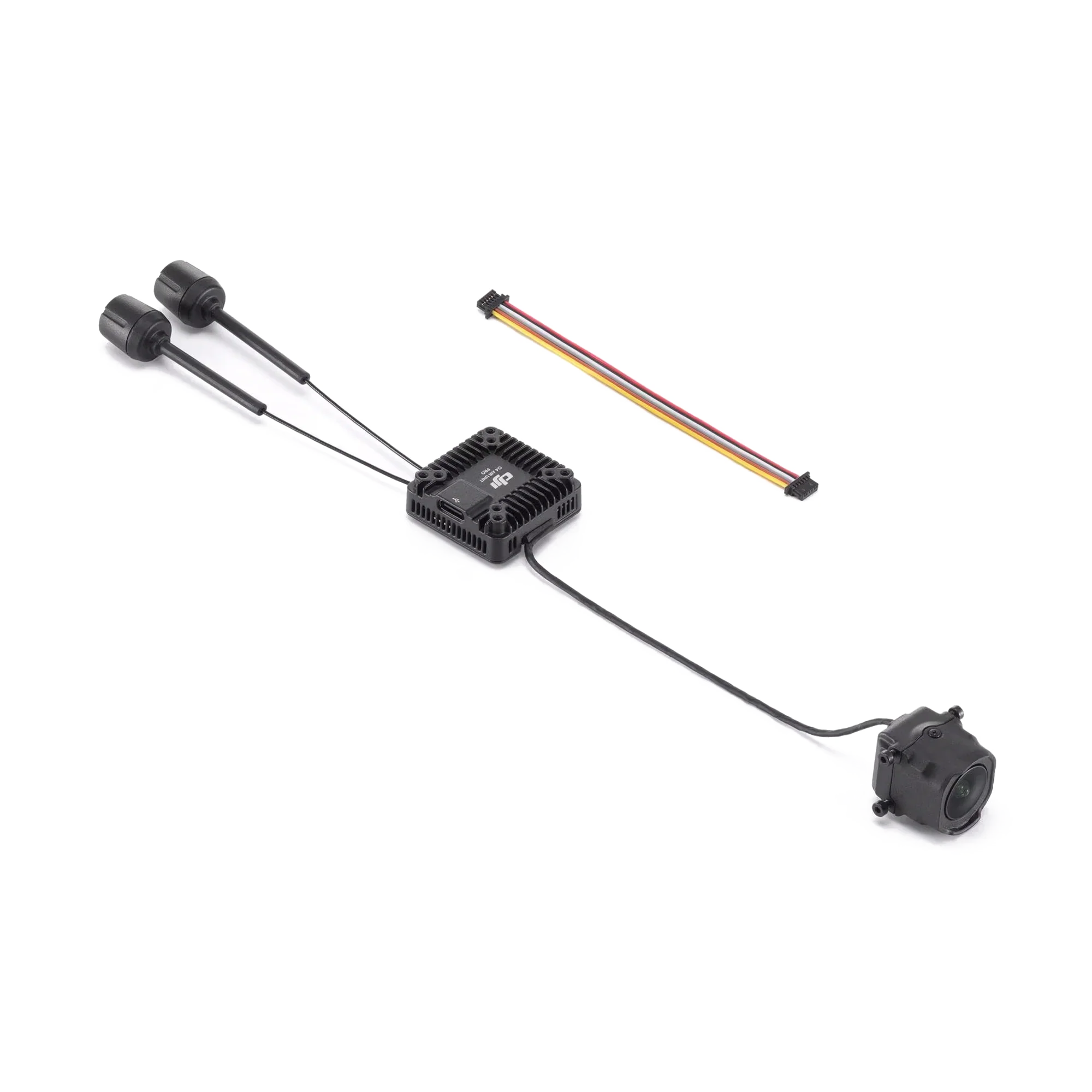 DJI O4 Air Unit Pro image 2 on transparent background with Version 4 white halo