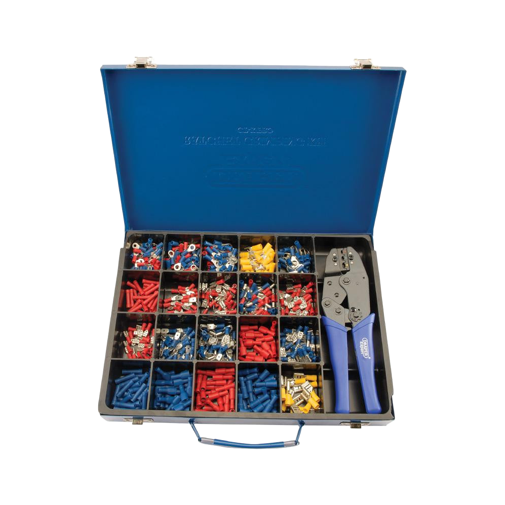 Draper Tools Expert Ratchet Crimping Tool and Terminal Kit
