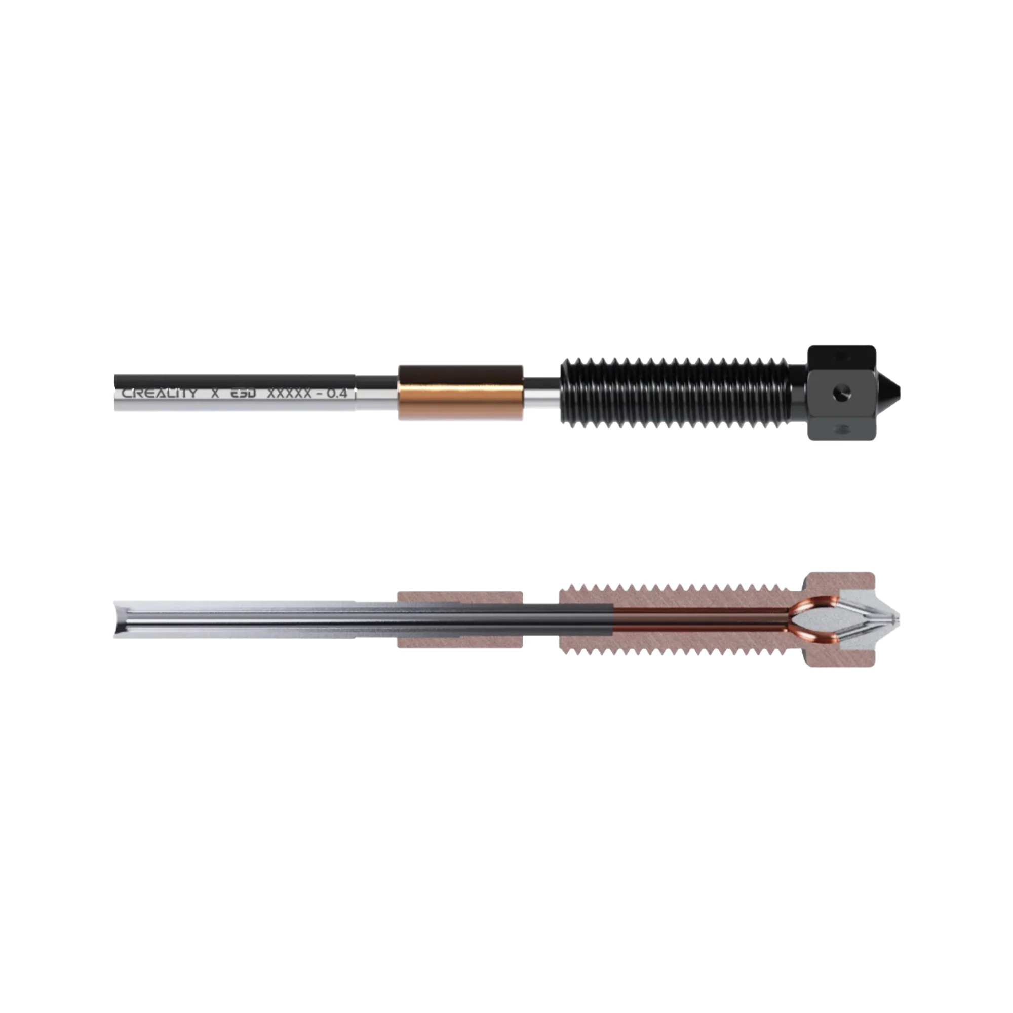 E3D Creality High Flow ObXidian Unicorn nozzle - dark mode image 2