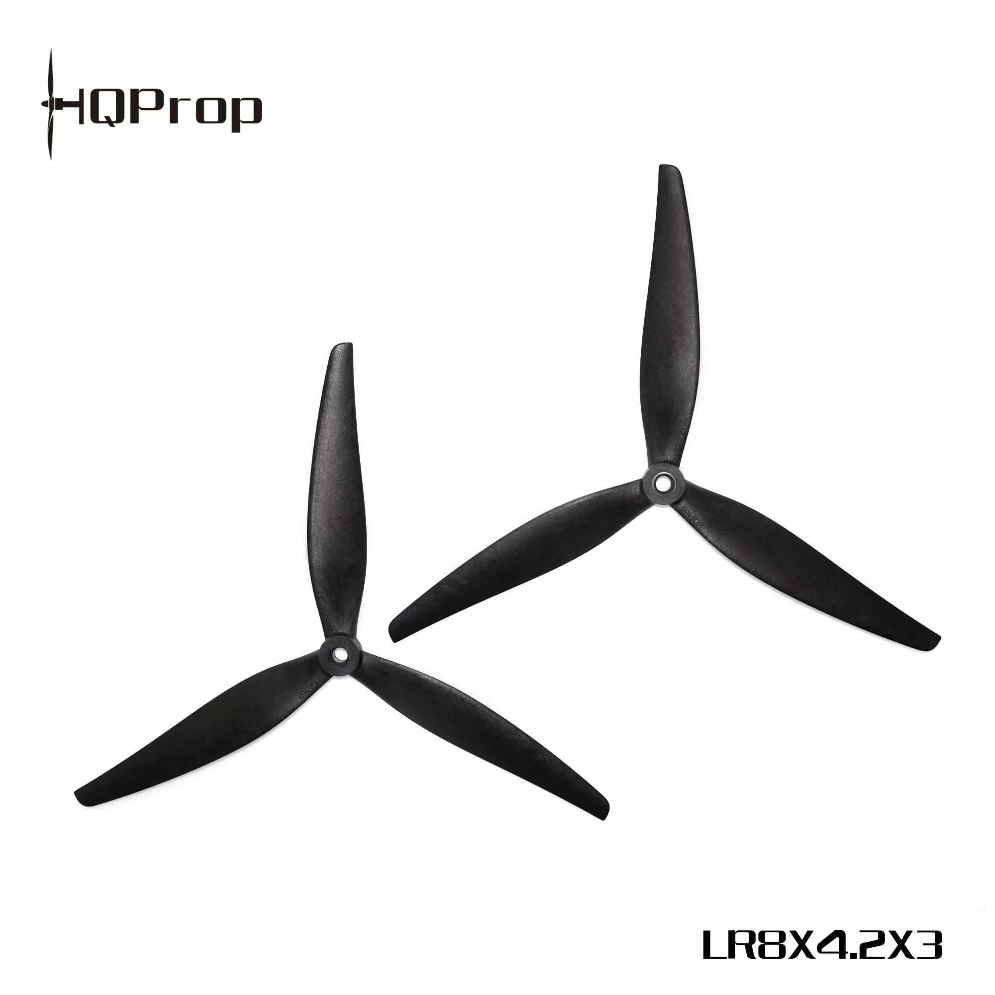 HQProp LR8X4.2X3 (1CW+1CCW) Black-Glass Fiber Reinforced Nylon