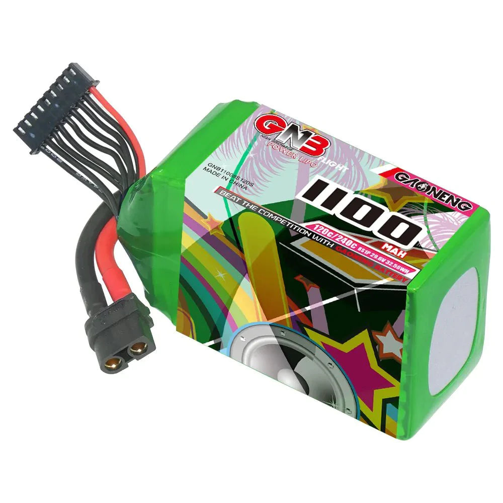 Gaoneng GNB 29.6V 8S 1100mAh 120C LiPo Battery - XT60 [DG]