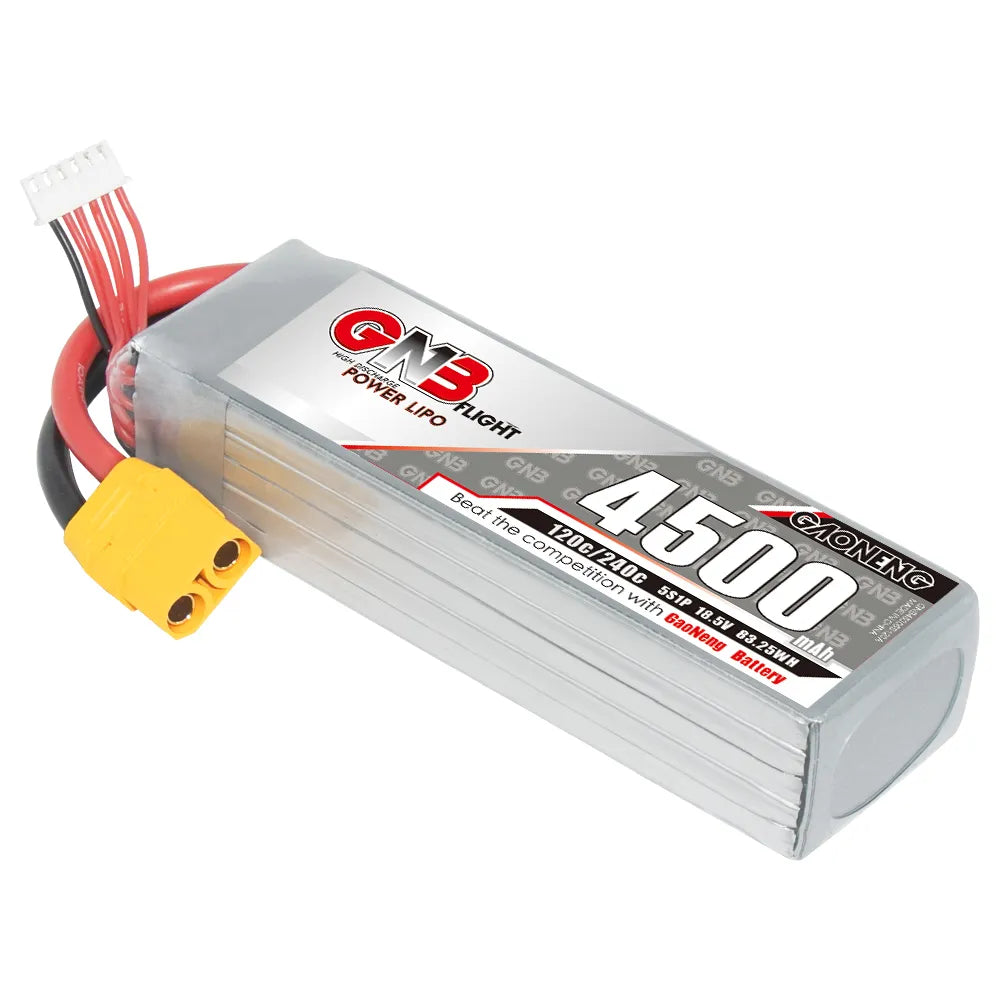 GAONENG GNB 5S 18.5V 4500mAh 120C LiPo Battery XT90 [DG]