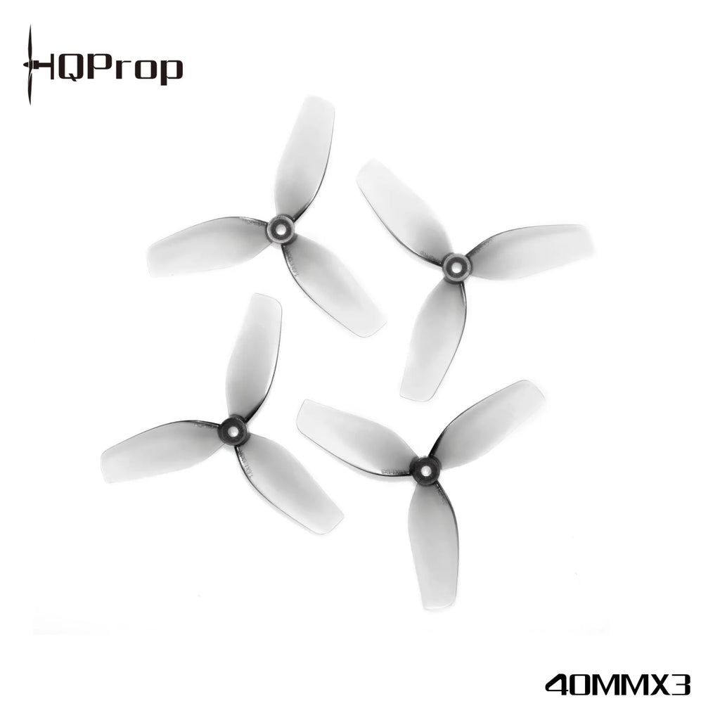 HQProp Ultralight Whoop Propellers 40MMX3 (2CW+2CCW) 1.5mm Shaft