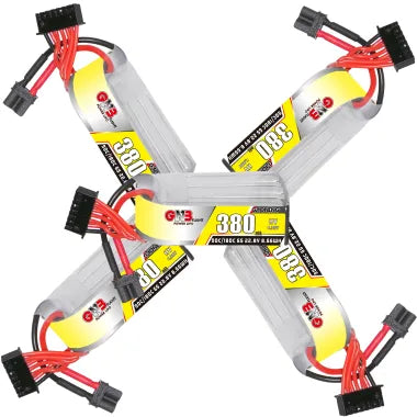 GAONENG GNB LiHV 6S 22.8V 380mAh 90C XT30 LiPo Battery [DG]