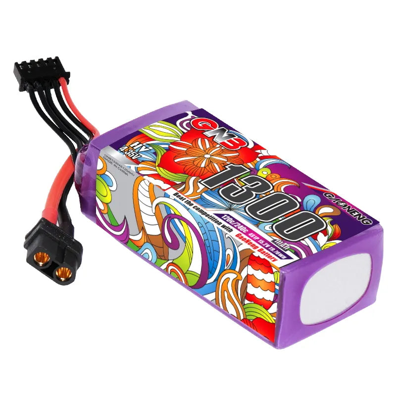 GAONENG GNB LiHV 4S 15.2V 1300mAh 120C XT60 LiPo Battery [DG]