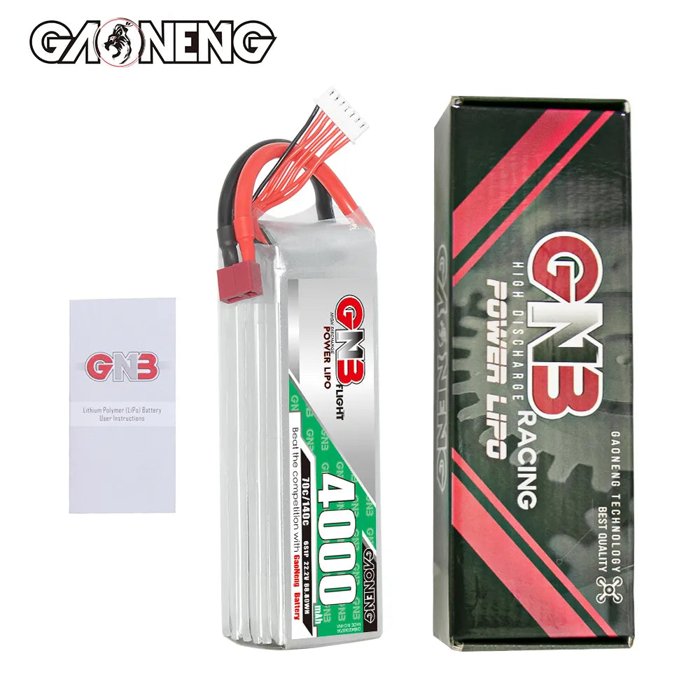 GAONENG GNB 6S 22.2V 4000mAh 70C LiPo Battery T-PLUG [DG]