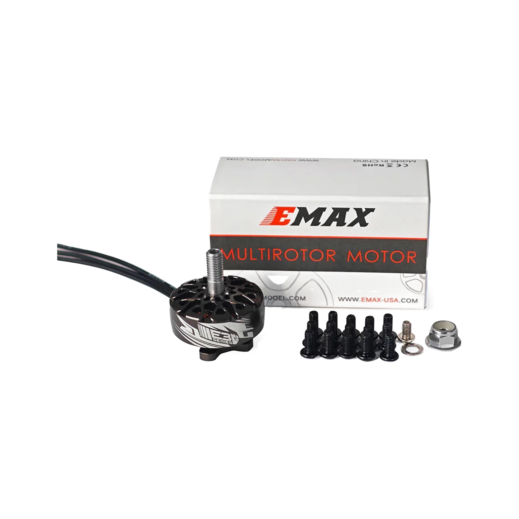 EMAX ECO III Series 2207 3-6S 1700KV 1900KV 2400KV Brushless Motor — dark-mode product image 1