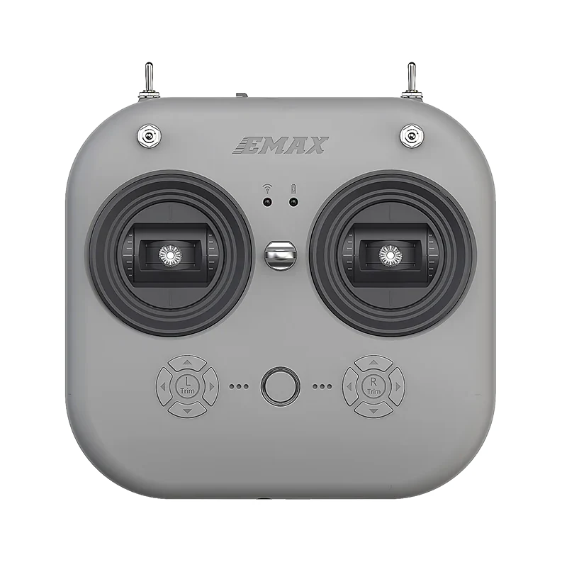 EMAX ELRS E8 Remote Transmitter for FPV Racing Drones — dark-mode product image 1