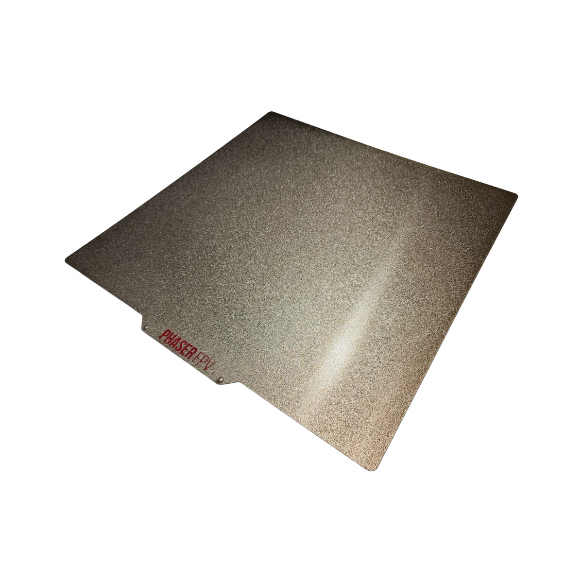 Energetic 310x310mm DOUBLE SIDED Smooth PEI/Textured Gold Spring Steel Build Plate (Suits Artillery Sidewinder X1) - Type 2