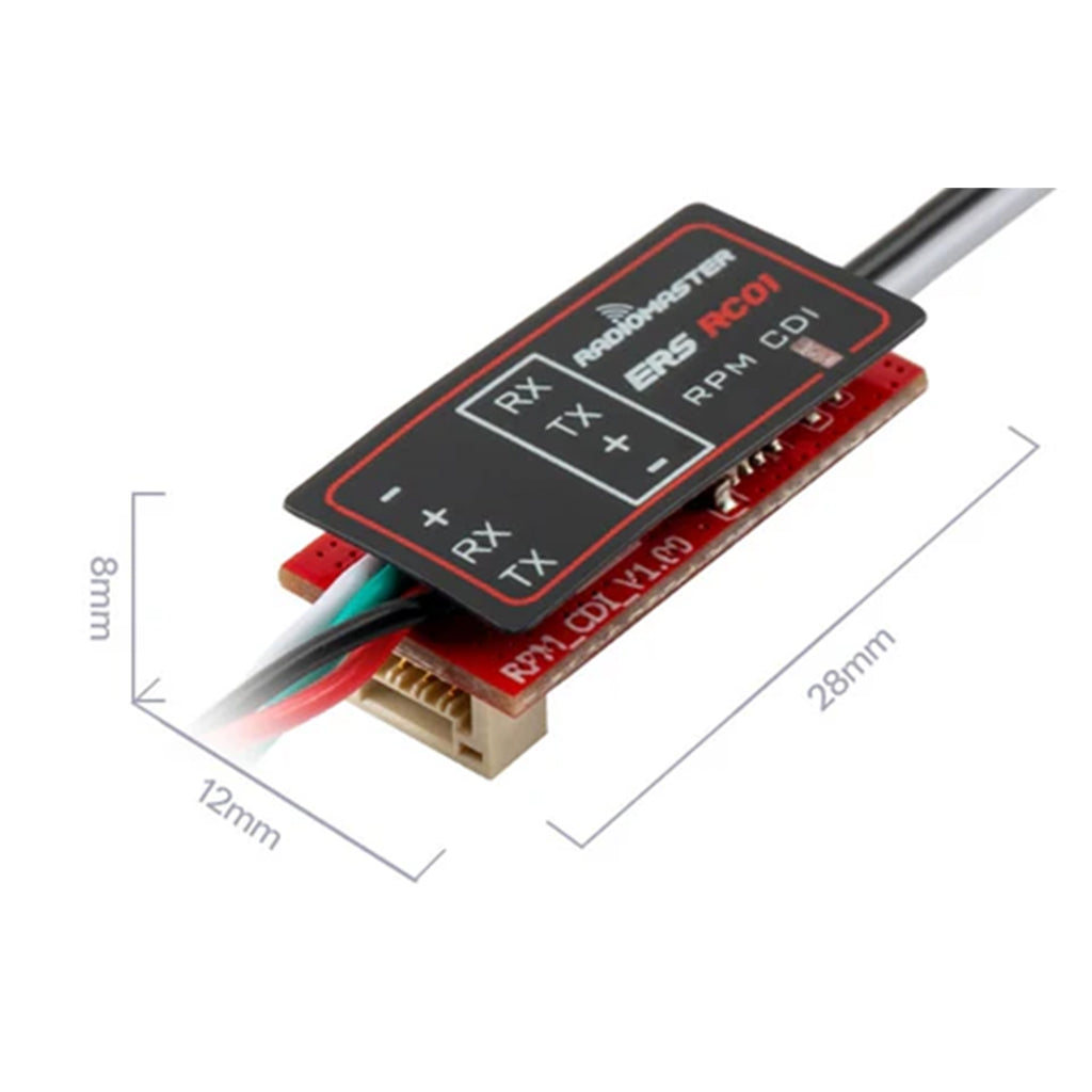 RadioMaster ERS-RC01 CDI Gas Engine Tachometer for ELRS PWM Receivers