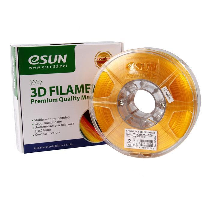 eSUN Glass PLA 3D Filament 1.75mm 1kg Watermelon Red
