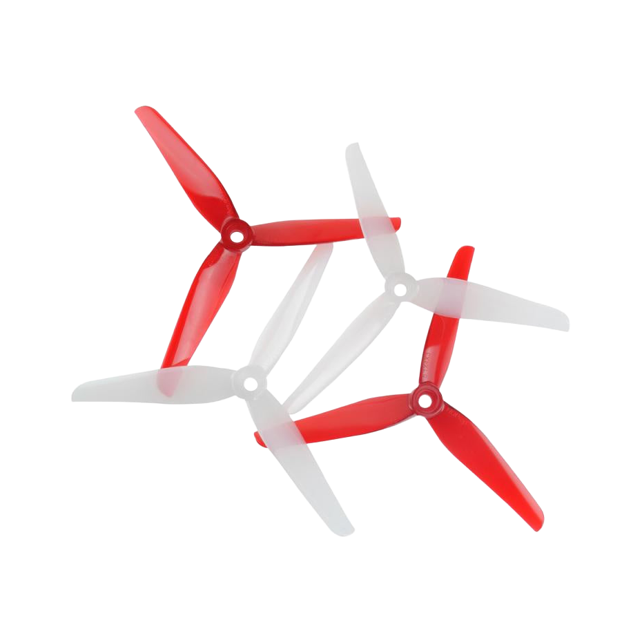 HQProp Ethix P4 5.1x4x3 Candy Cane  Propellers (2CW+2CCW)