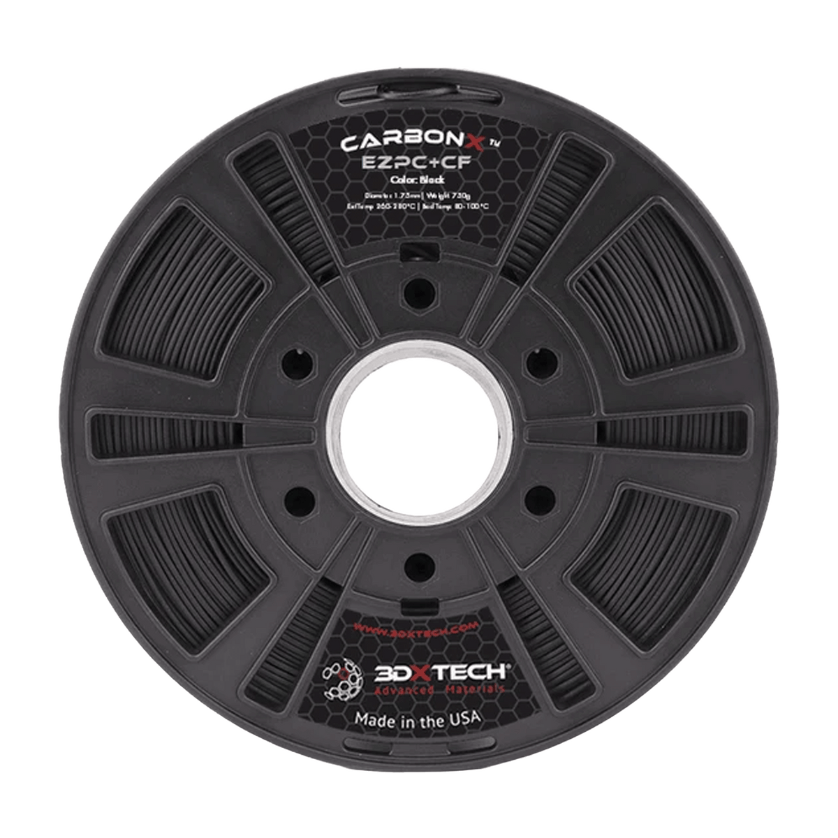 3DXTech EZPC+CF (Polycarbonate Carbon Fibre) 1.75mm Filament 2kg