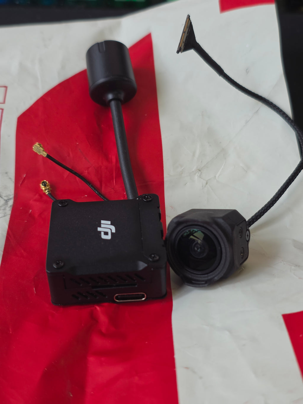 The actual returned DJI O3 Air Unit in this listing