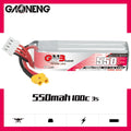 GAONENG GNB LiHV 3S 11.4V 550mAh 100C XT30 LiPo Battery Long Type [DG]