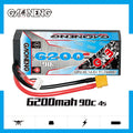 GAONENG GNB 4S 14.8V 6200mAh 90C Cabled Hard Case LiPo Battery XT60 [DG]