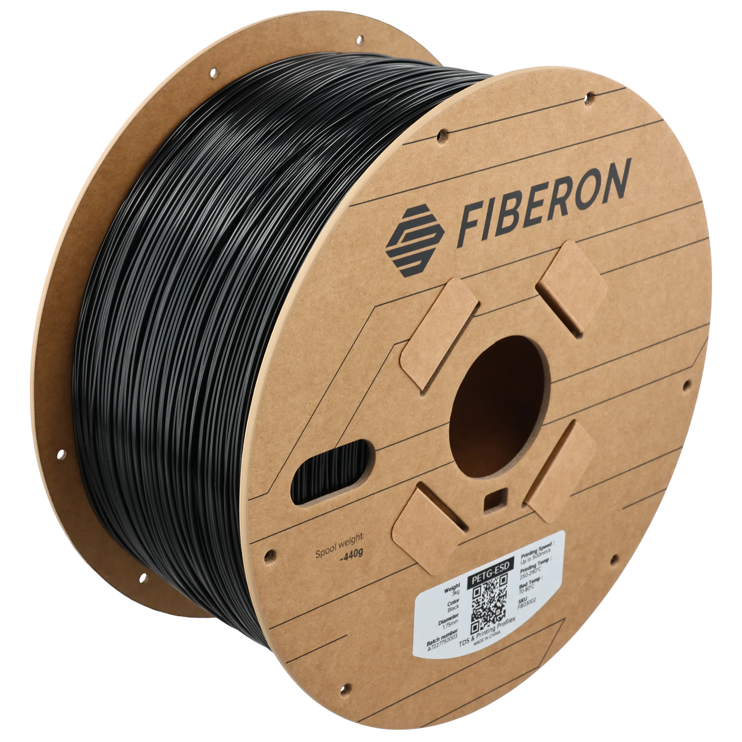 Polymaker Fiberon PETG-ESD 1.75mm Filament 3kg (Formerly PolyMax PETG-ESD)
