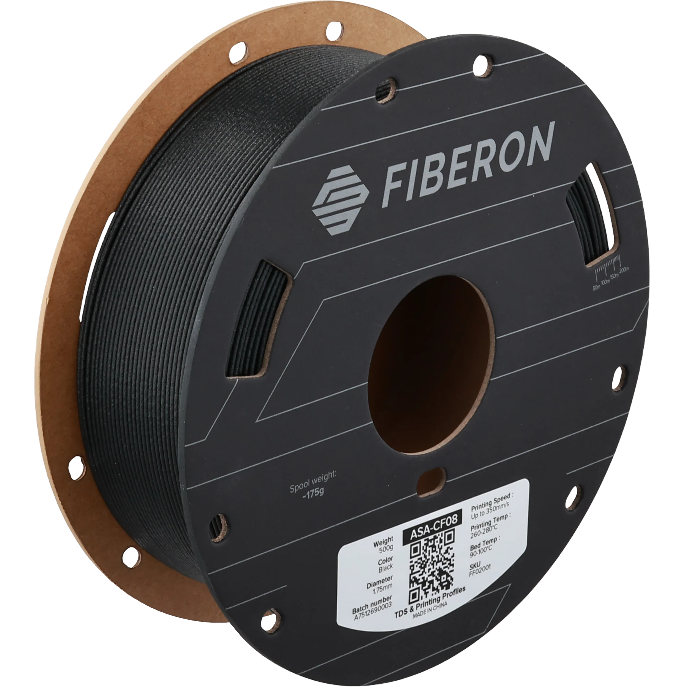 Polymaker Fiberon ASA-CF08 1.75mm Filament 500g