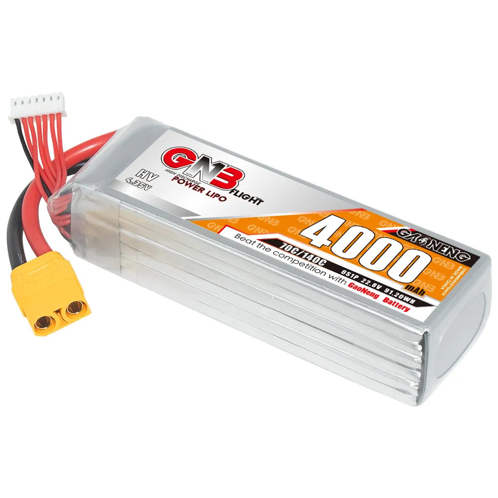 GAONENG GNB LiHV 6S 22.8V 4000mAh 70C LiPo Battery XT90 [DG]