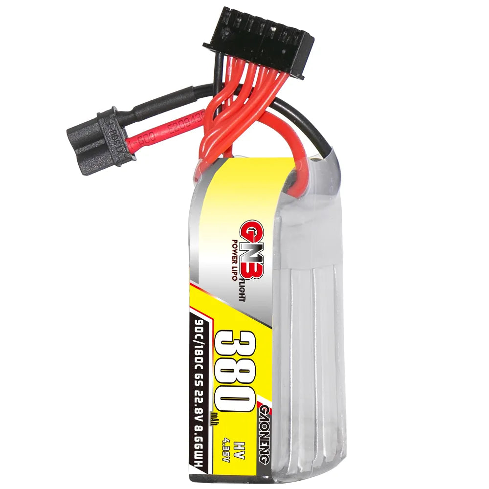 GAONENG GNB LiHV 6S 22.8V 380mAh 90C XT30 LiPo Battery [DG]