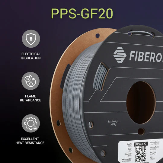 Polymaker Fiberon PPS-GF20 1.75mm Filament 500g
