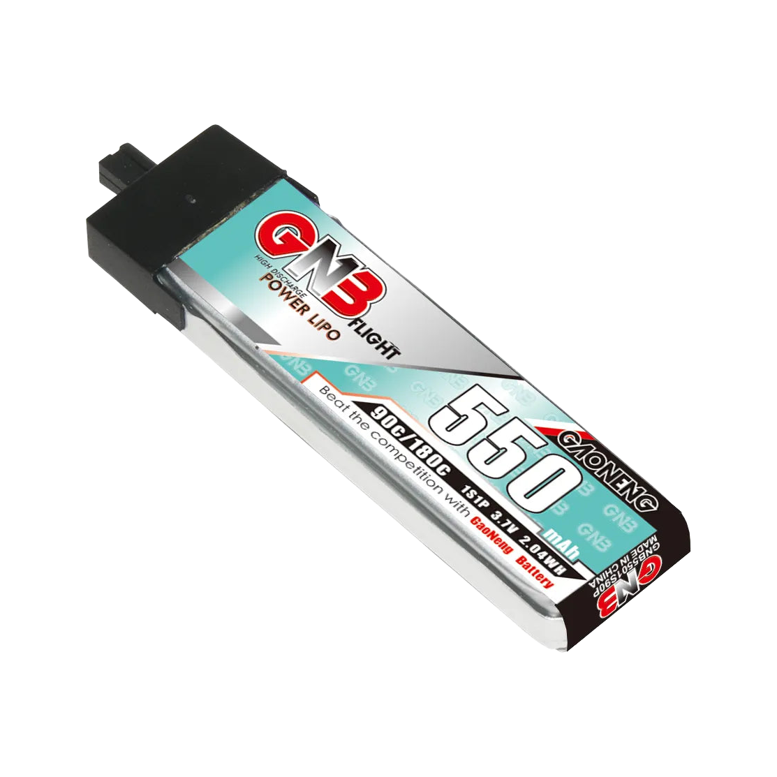 GNB 550mAh 3.7V 1S 90C A30 LiPo Battery (Plastic Head) [DG]