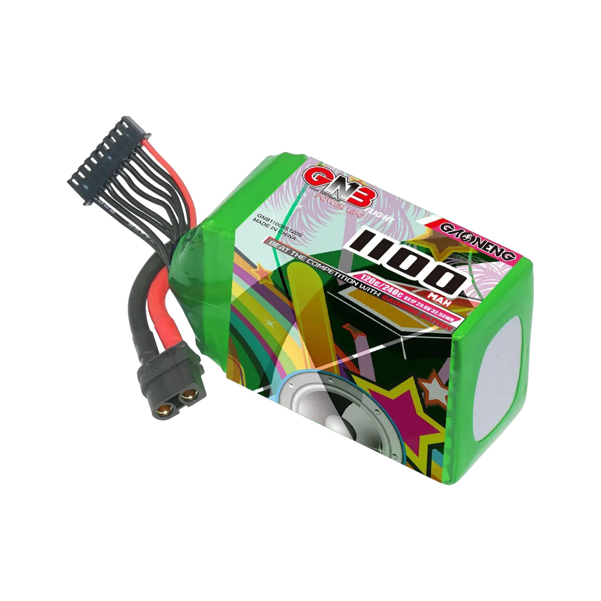 GNB 1100mAh 29.6V 8S 120C XT60 LiPo Battery [DG]